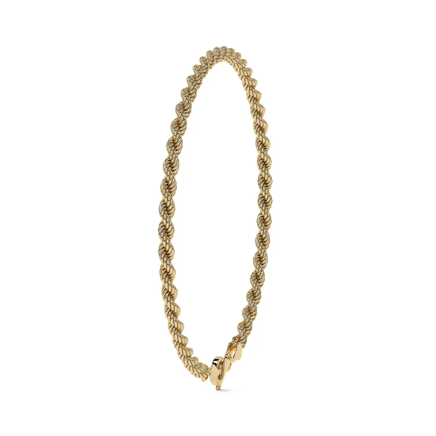 Pulsera de Oro 10K Estilo Torsal Italiano | Brazalete Elegante de Joyería Fina