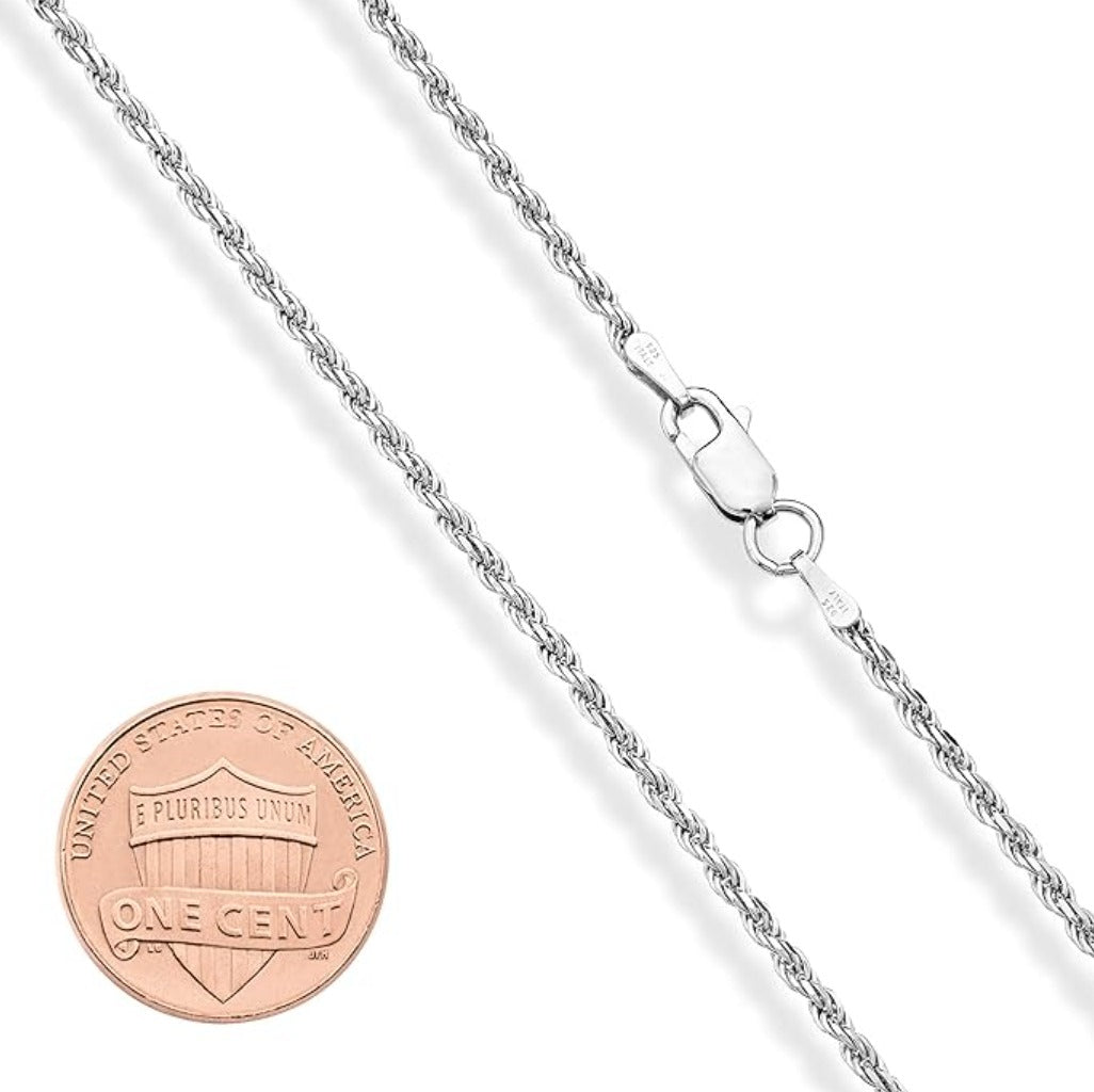 Torsal Italian 925 Silver Chain Gauge 1.9mm 50 Cm