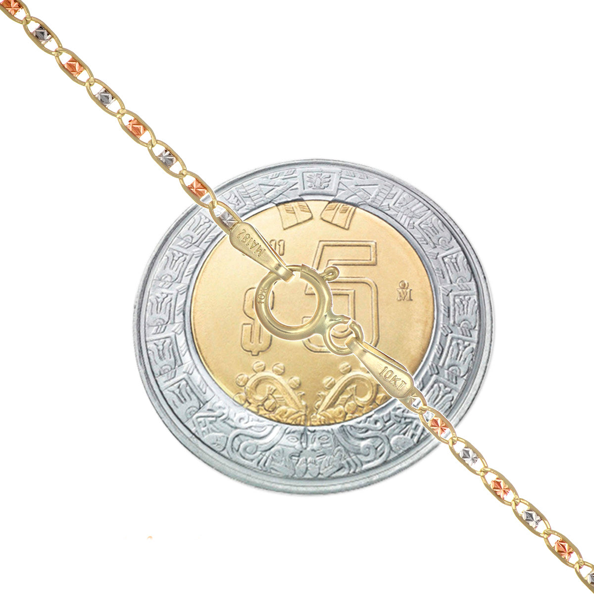 Italian 10k Gold Valentino Chain, Gauge 1.5 Mm, 55cm