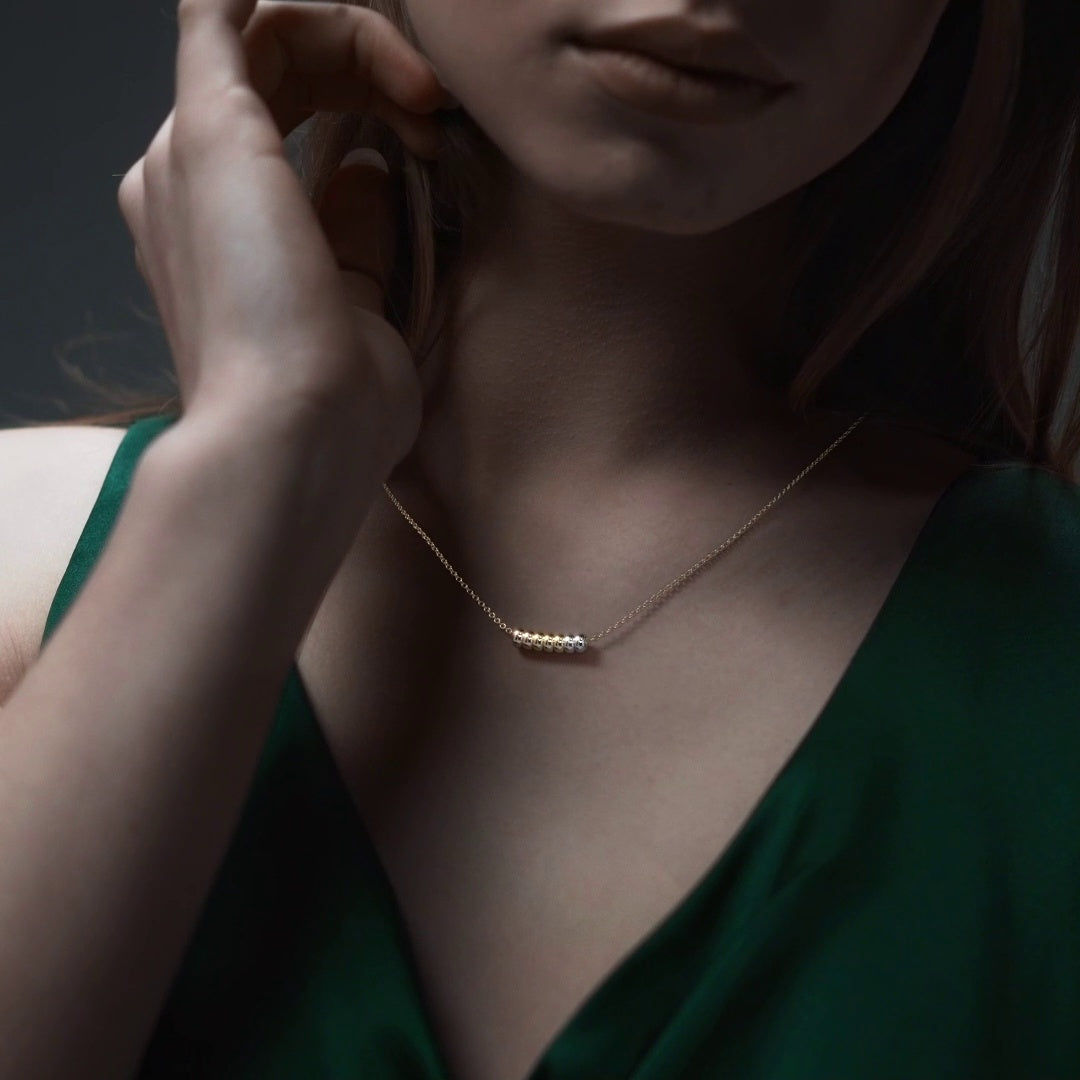 Cadena De Oro Mujer Italiana Gargantilla Semanario Aros Tricolor