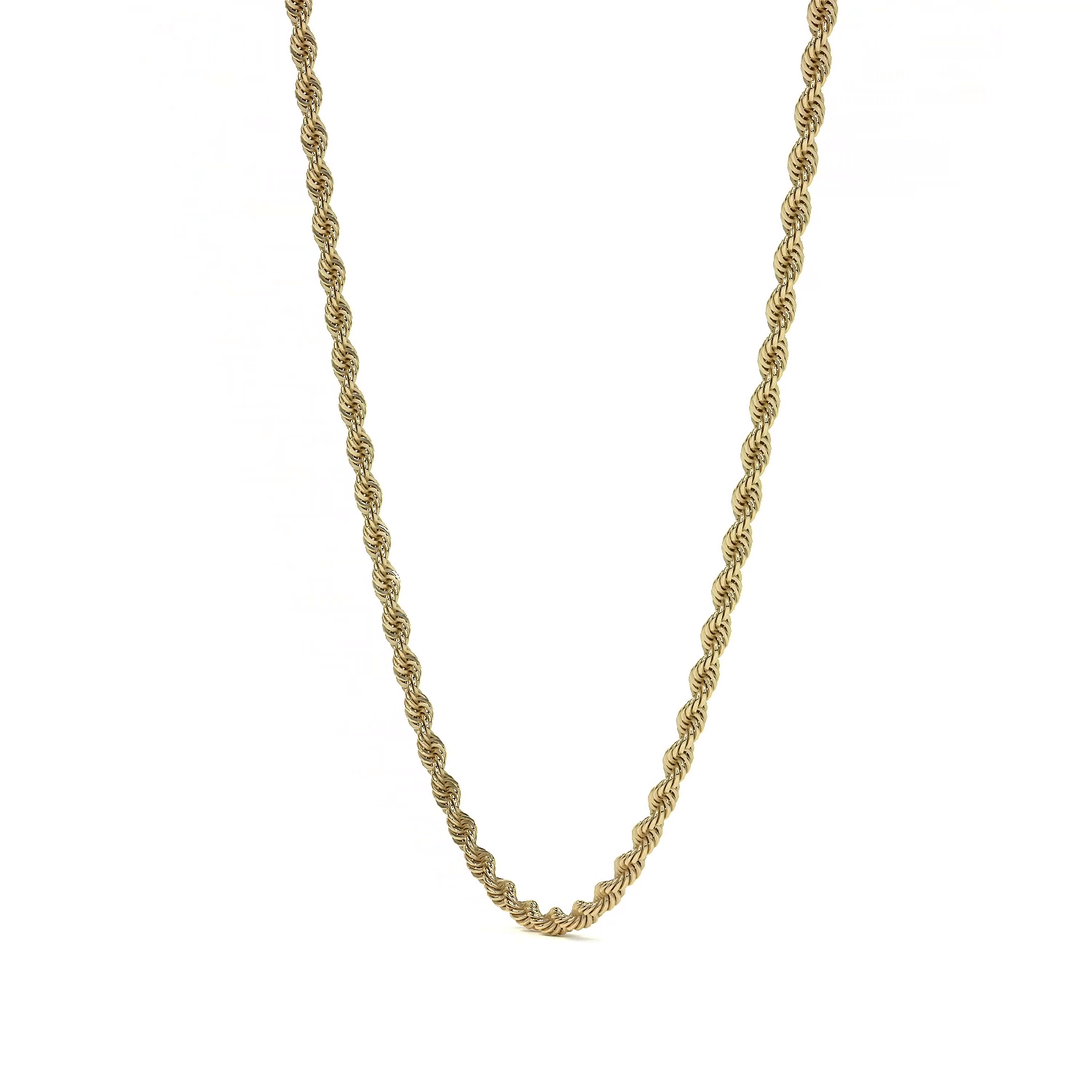 Cadena Torsal De Oro Italiano 10k, Calibre 2.1mm