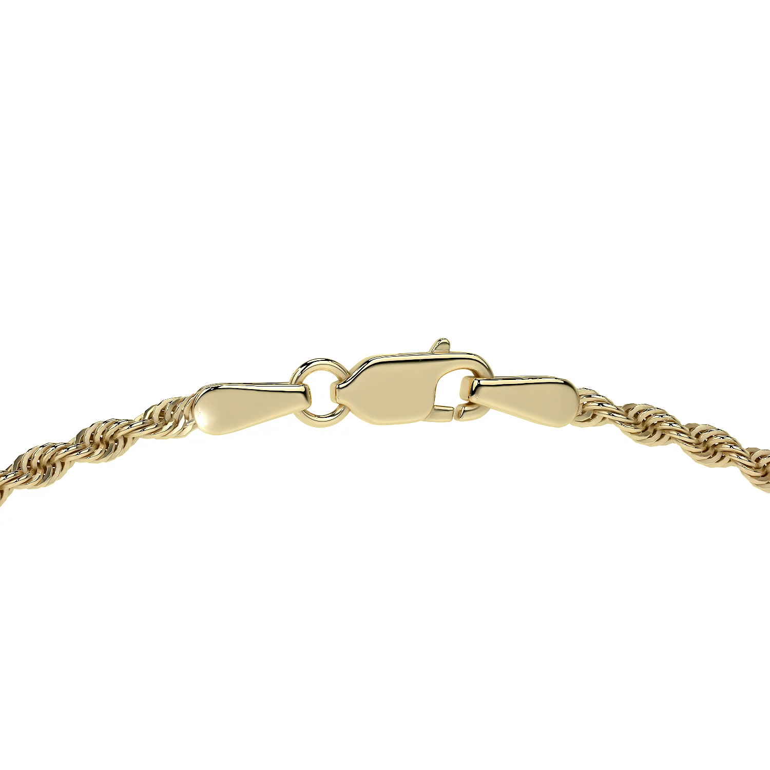 Cadena De Oro Hombre Italiano Torsal 10k Calibre 2.4mm